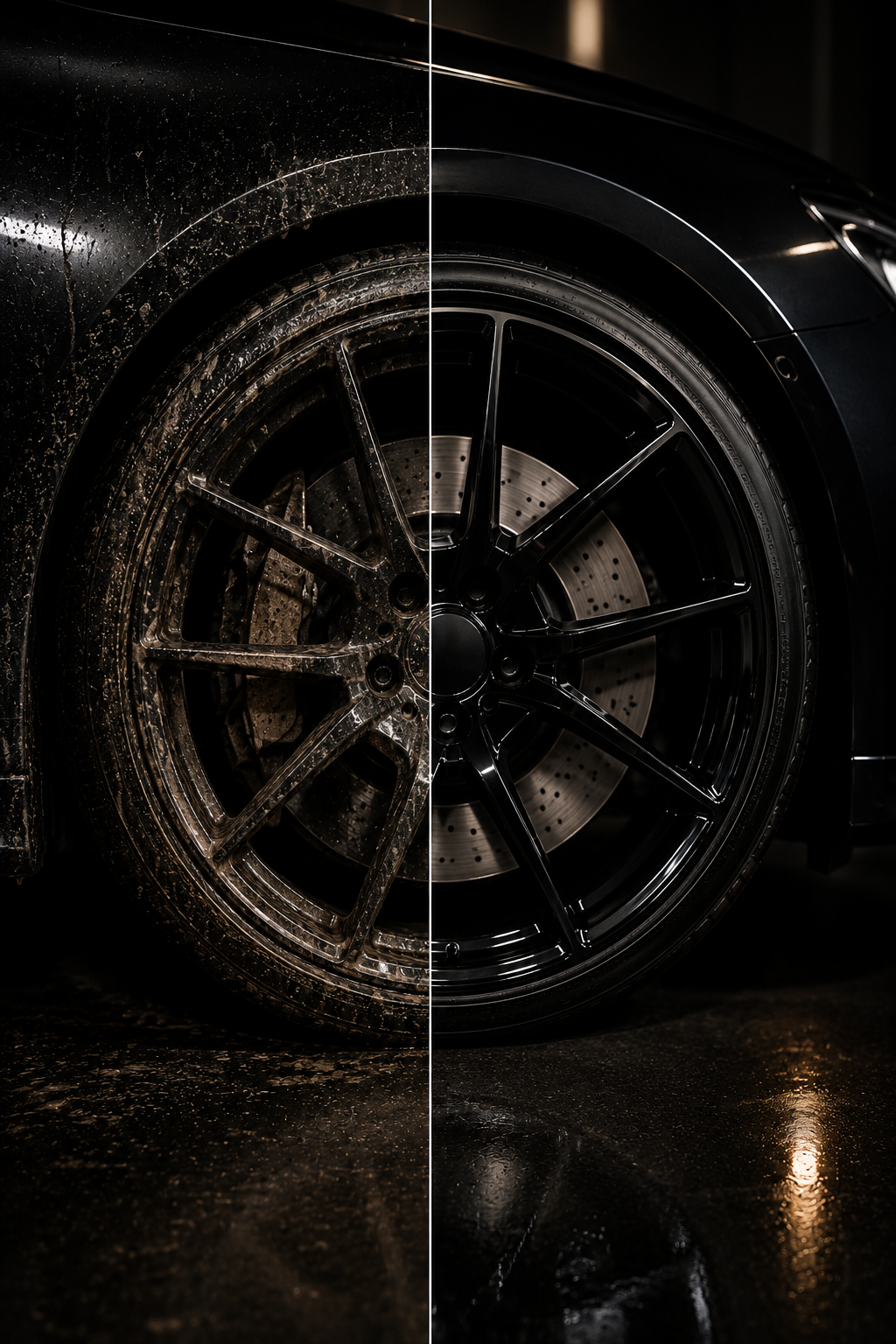 Clean wheels. Less elbow grease.
